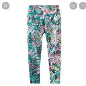 Prana tropical floral cropped leggings  small